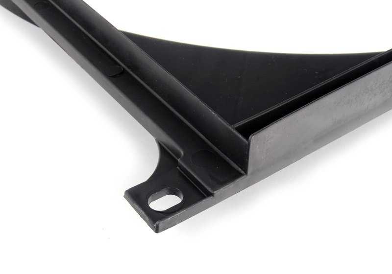 Soporte del ventilador radiador OEM 17111712846 para BMW E30 320i (todos los motores M20, manual y automático, de 1982 a 1991). Original BMW.
