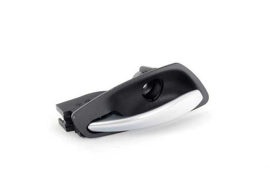 Maneta interior puerta izquierda perlglanzchrom OEM 51418040651 para BMW Z4 E85, E86. Repuesto original BMW.