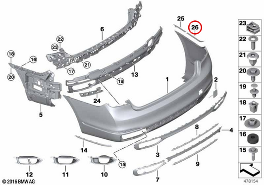 OEM screen protector 51127381365 for BMW G11, G12. Original BMW.