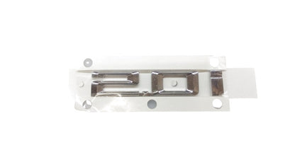 Emblema trasero "2.0i" OEM 51147172021 para BMW Z4 E85 2.0i (BZ11, BZ12) 2005-2008. Pieza original BMW.