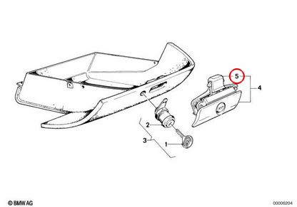 OEM Closing Deckel 51161955759 für BMW E30, E24, E23. Original BMW.