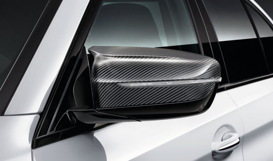 Carcasa retrovisor carbono M Performance OEM 51162446822 para BMW F90, G30, G31, G11, G12, F91, F92, F93, G14, G15, G16. Sustituye la original y mejora el diseño deportivo. Original BMW.