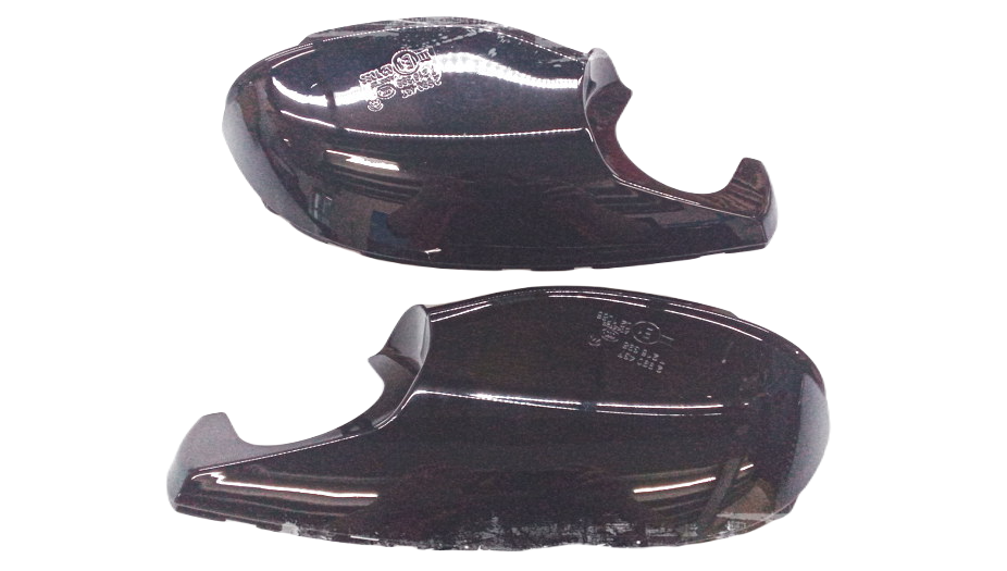 Juego de cubiertas inferiores brillo negro OEM 51162993446 para BMW X1 E84 sDrive18d, sDrive18i. Original BMW.