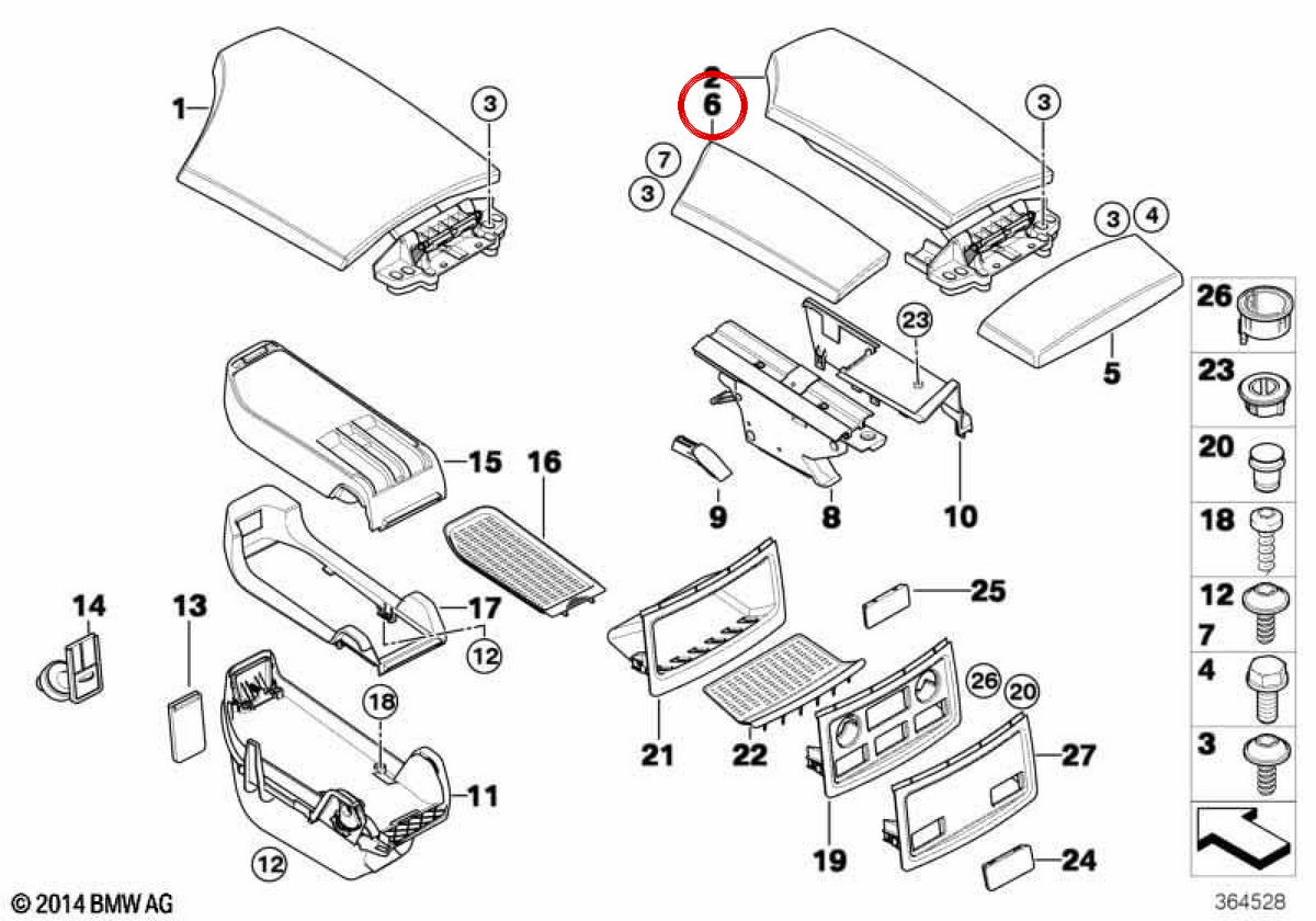 CENTRAL OM 5116985235 POWERS FOR BMW E60 AND E61. Original BMW.
