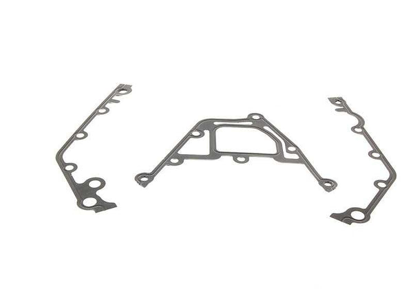 Juego de juntas tapa cadena OEM 11141436978 para BMW E34, E39, E32, E38, E31, E53, E52. Original BMW.
