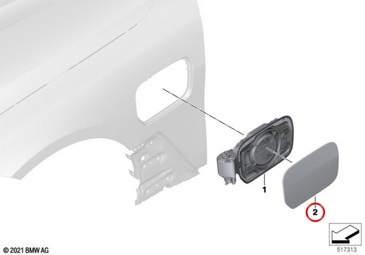 Copertura di carico OEM 51178737955 per BMW G26 (I4). BMW originale.