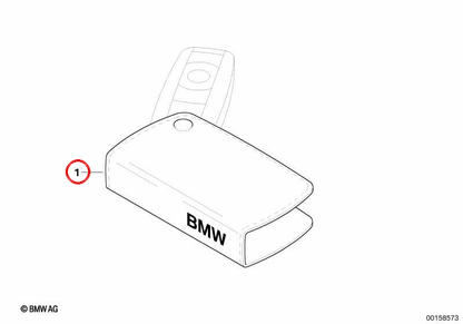 Schwarz Lederabdeckung für BMW OEM 51962354726 kompatibel mit E81, E87, E90, E92, E60, X1 E84, X3 E83, X5 E70, X6 E71… und mehr. Original BMW.
