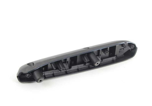 Reposabrazos de aluminio trasero izquierdo OEM 51437895399 para BMW E46. Original BMW.