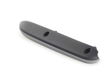 Reposabrazos de aluminio trasero izquierdo OEM 51437895399 para BMW E46. Original BMW.
