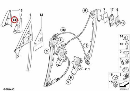 Clipe de fixação OEM 51337182524 para BMW E92, E93, E89. BMW genuíno.
