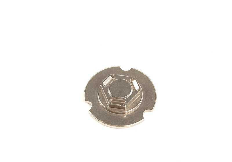 Base soporte espejo retrovisor interior OEM 51318145530 para BMW E30, E36, E46, E90, E91, E92, E93, E34, E39, E63, E64, E38, E65, E66, E83, E53, Z1, Z3, E85, E89, E52. Original BMW.