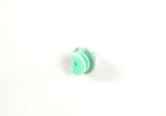 Clip avec carte OEM 51418247000 pour BMW E38 (toutes les versions). Pièce BMW d'origine pour fixer les panneaux des portes avec airbag latéral. Idéal pour maintenir le réglage parfait. Couleur verte