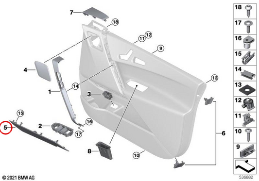 OLD EMERGENCY COVER OEM 51416904514 FOR BMW IX (I20). Original BMW.