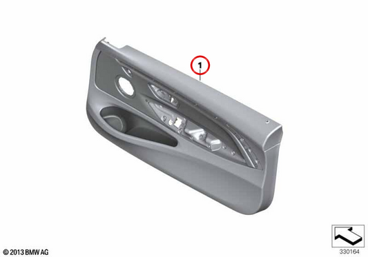 Pannello della porta sinistra interna OEM 51418063625 per BMW F82, F83. BMW originale.