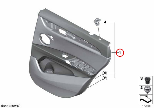 OEM 51427458613 Hecktür für BMW F48. Original BMW.