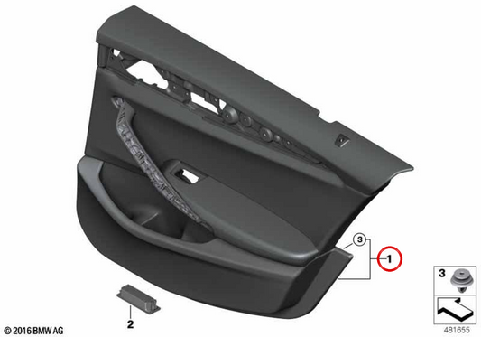 OEM 51428093269 Hecktür für BMW F90. Original BMW.