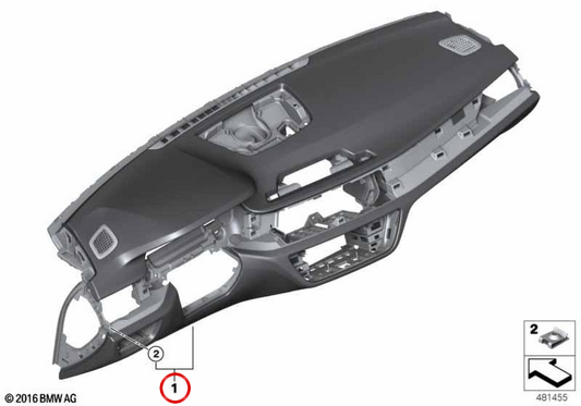 OEM 5145938830 Pluser für BMW G11, G12. Original BMW.