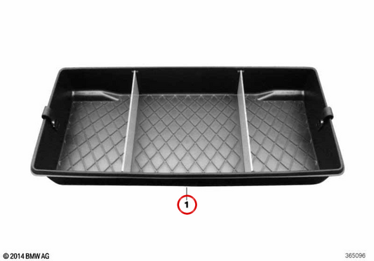 OEM-Kofferraumwanne 51472353821 für MINI F56, F56 BEV, F56 LCI, F56 BEV LCI, F66. Originaler MINI.