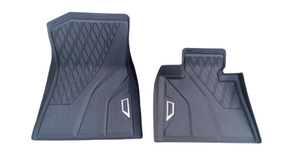 Juego de alfombrillas delanteras antideslizantes OEM 51472458559 para BMW X5 {F85,F95,G05}. Protege contra agua y suciedad con ajuste 3D perfecto. Original BMW.