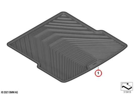 Porza couvre le pinceau OEM 51475A8D4D0 pour BMW G26. BMW d'origine.