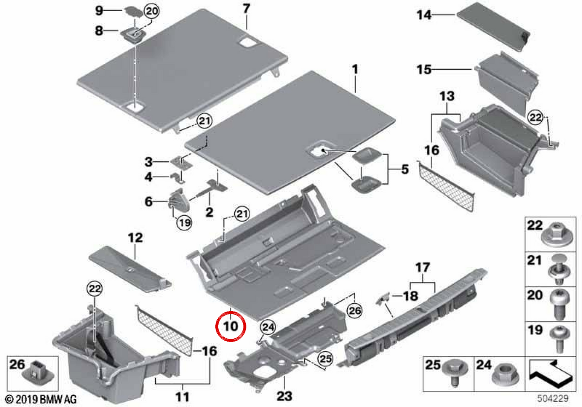 OEM 51477376494 Earty Sool Coating per BMW G11, G12. BMW originale.