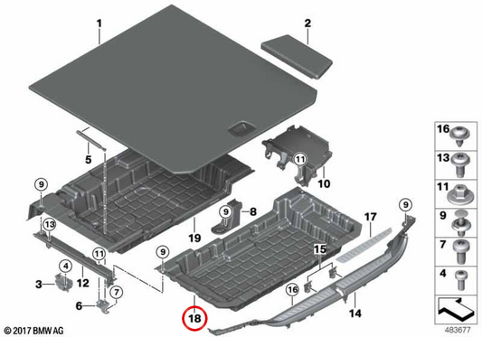 Retro dell'OEM 5147737772222222 Cavo per BMW G32. BMW originale.