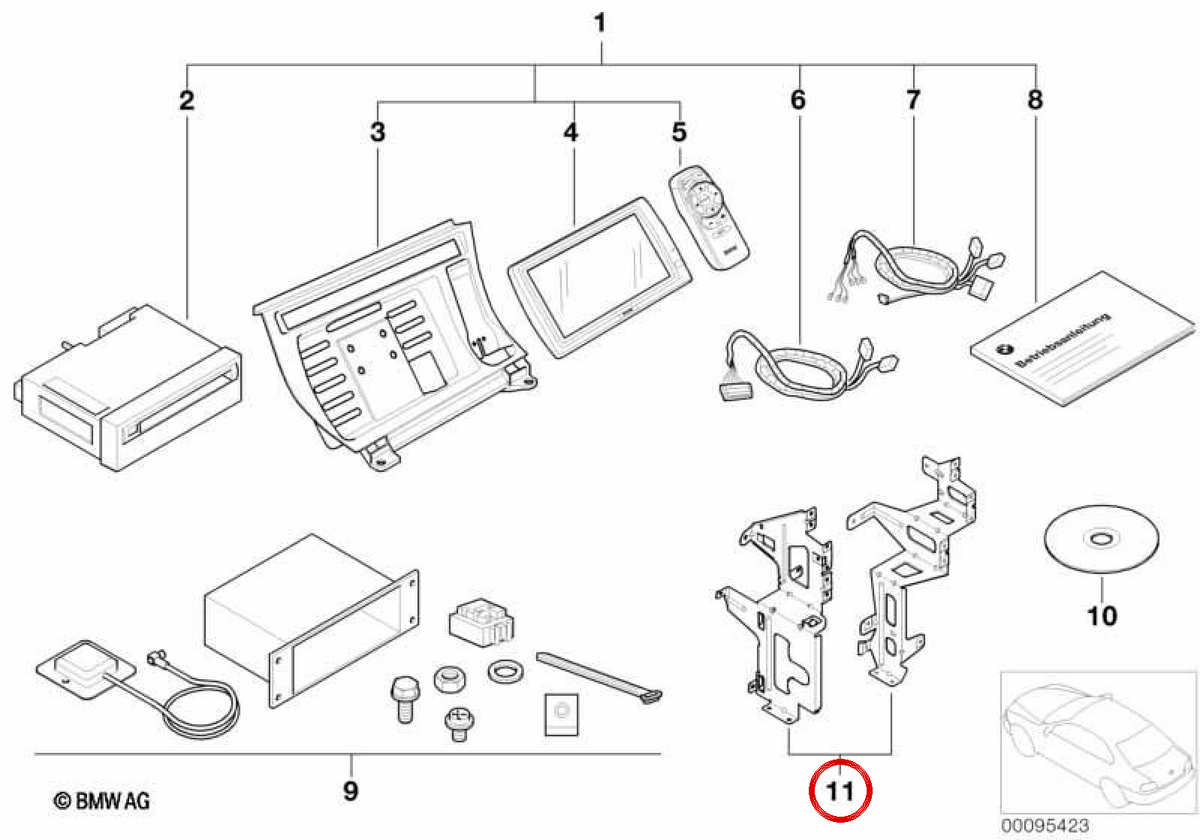 OEM 51478243085 for BMW E46. Original BMW.