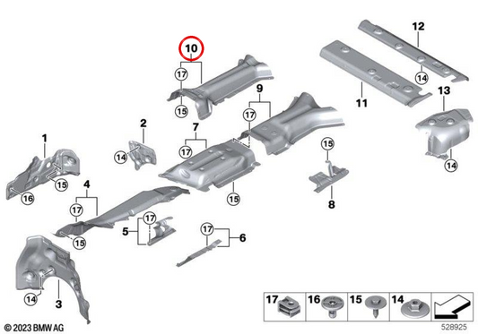 Unité de batterie à haute tension à isolation thermique 51485A1F3B5 pour BMW G05. BMW d'origine.