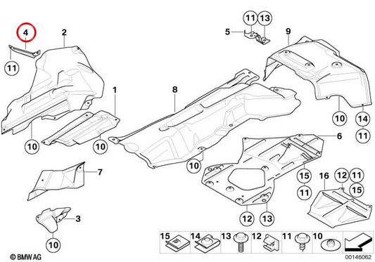 Support OEM 51487199690 pour BMW E85 (Z4). BMW d'origine.