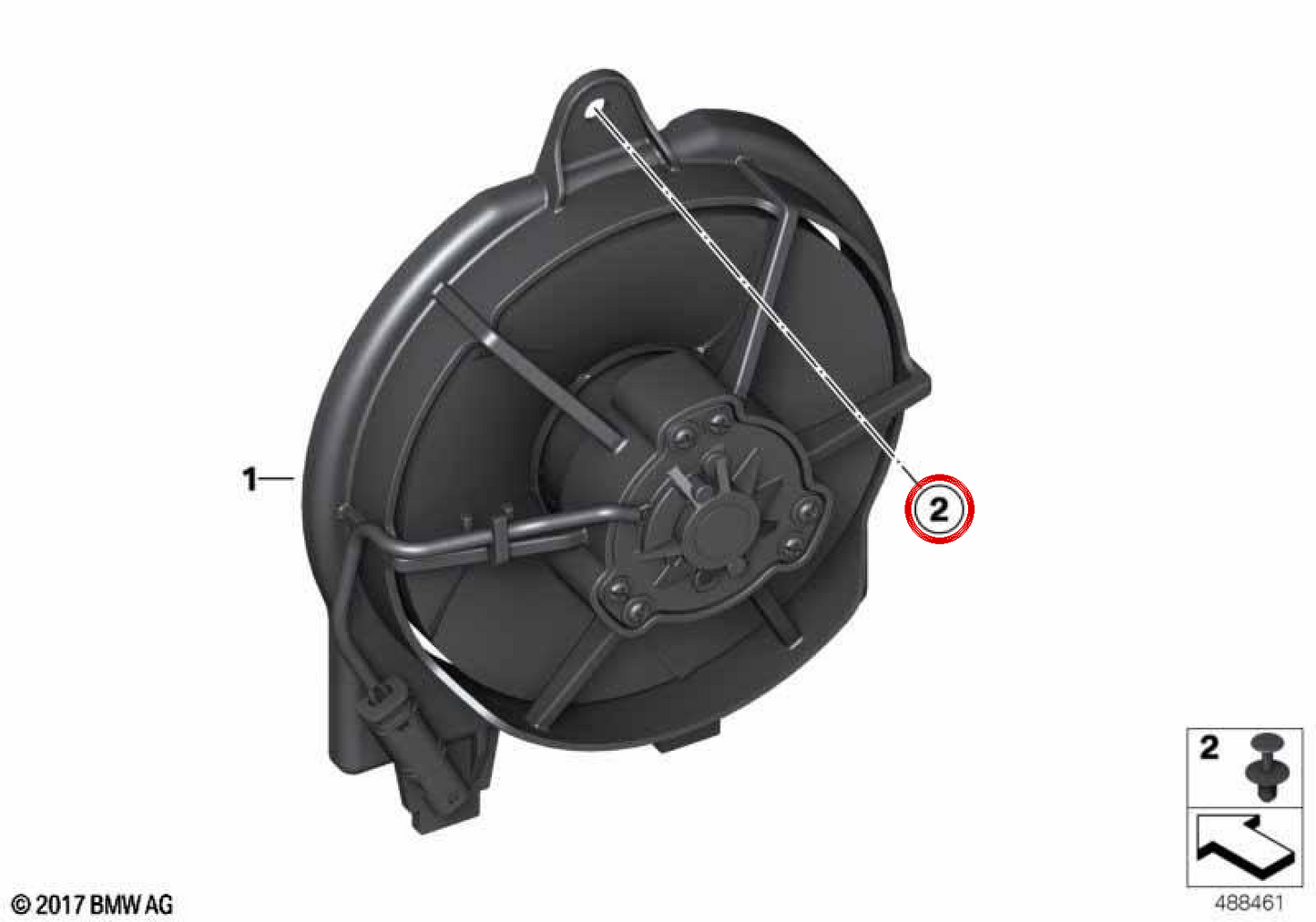 Rivetto espandibile OEM 51498237075 per BMW E46, E90, F30, i3, X3, MINI F55, F65, motociclette BMW K80, K81... e altro ancora. BMW e MINI originali.