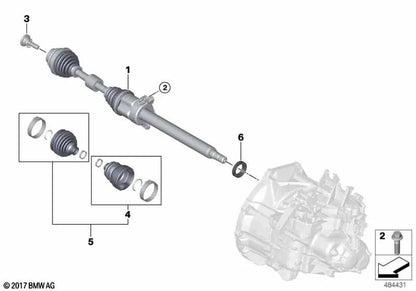 Dust protection plate for BMW 1 Series F52, 2 Series F45, F46N, X1 F48N, F49, X2 F39 (OEM 31608654404). Original BMW