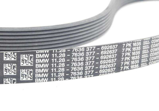 Keilrippenriemen pour BMW E39, E38, E53 (OEM 11287636377). BMW d'origine.