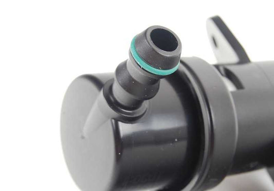 Boquilla limpieza faros (carcasa) OEM 61673414960 para BMW E81, E82, E87, E87N, E88, E83, E83N. Original BMW.
