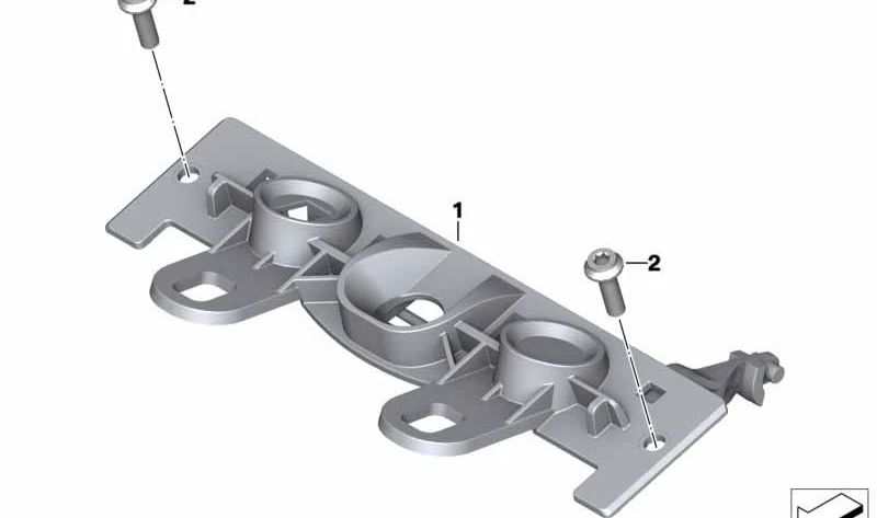 Enclavamiento banco del asiento OEM 52538564853 para BMW Motorrad F750GS, F850GS, F850GS Adventure... y más. Original BMW Motorrad.