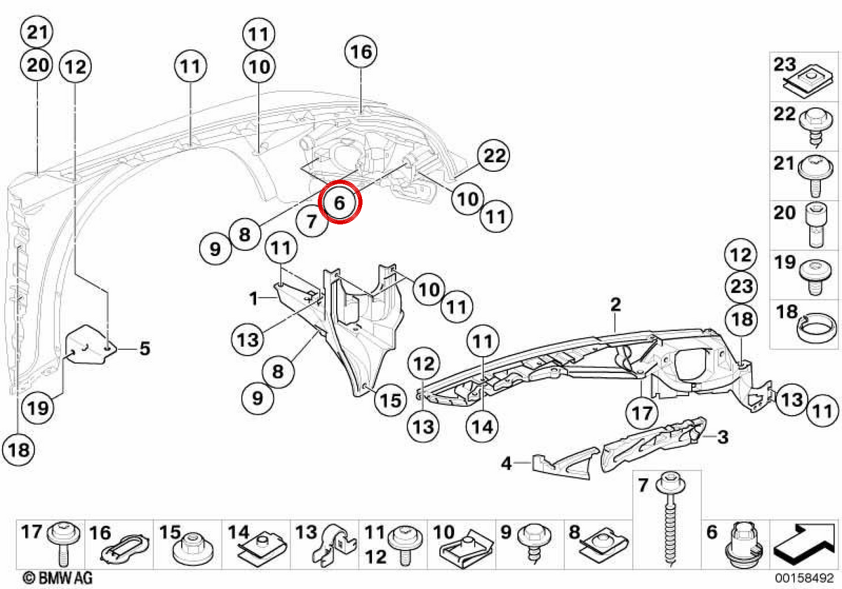 Capus -Einstellmechanismus 51657181322 für BMW E70, E71, E72. Original BMW.