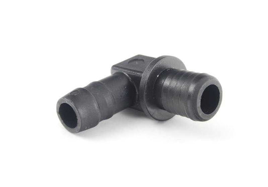 Conector acodado OEM 11611438132 para BMW E36, E39, E38, Z3 con motor M52. Original BMW.