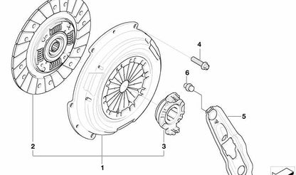 OEMA DECRABE BODY 21517536725 FOR MINI R50, R52 (2001-2008). Original Mini.