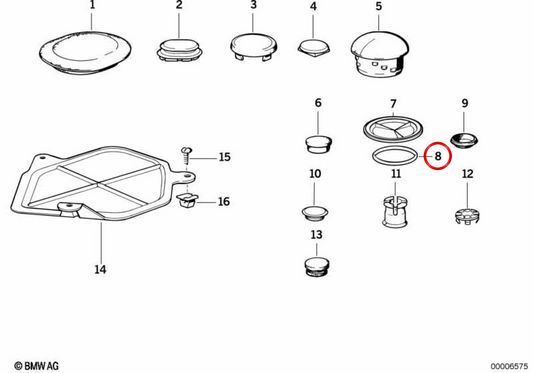 Consiglio OEM 51711970989 per BMW E31. BMW originale.