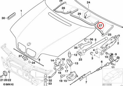 OEM 51718232085 Linksmotor Original BMW.