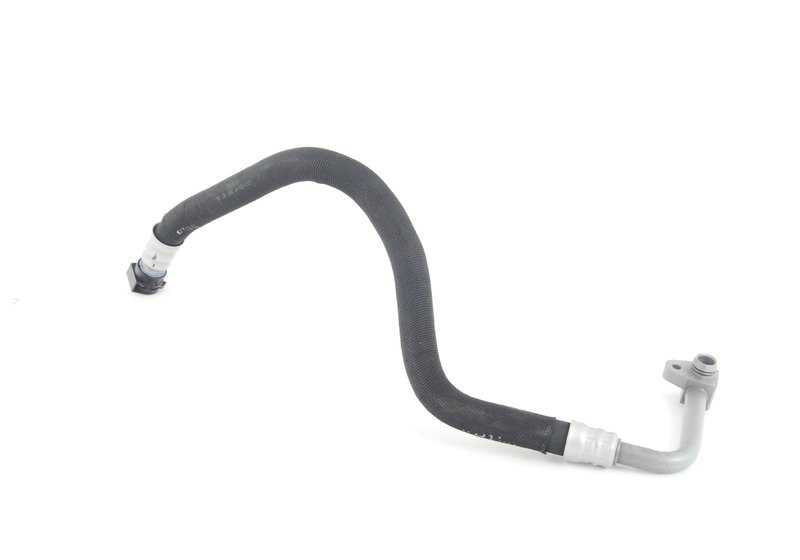 Tubería de aceite para radiador OEM 17227578659 para BMW X5 E70. Conducción de aceite del motor al radiador. Original BMW.