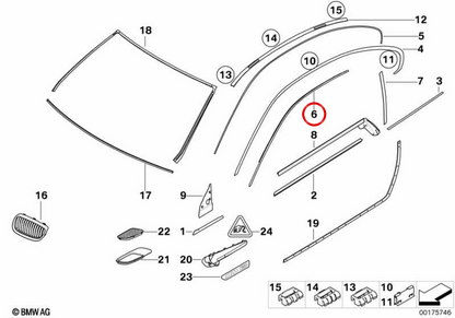 RIGHT BOARD OEM 51767157532 for BMW E92. Original BMW.