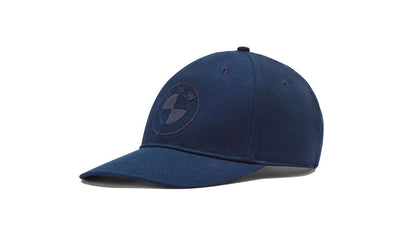 Gorra azul oscuro con logotipo tonal OEM 80162864020 para BMW {E30,E36,E46,E90,E91,E92,E93,F20,F21,F30,F31,F32,F33,F34,G20,G21,X1,X3,X5,X6,Z3,Z4,Serie 1 al Serie 8}. Original BMW.