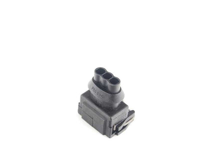 Conector 3 pines OEM 12521732596 para BMW E36, E39, E46, E60, E61, E38, E65, E66, E83, E53, Z3, E85. Repuesto original BMW. Ideal para cableado de motor o conexiones eléctricas.