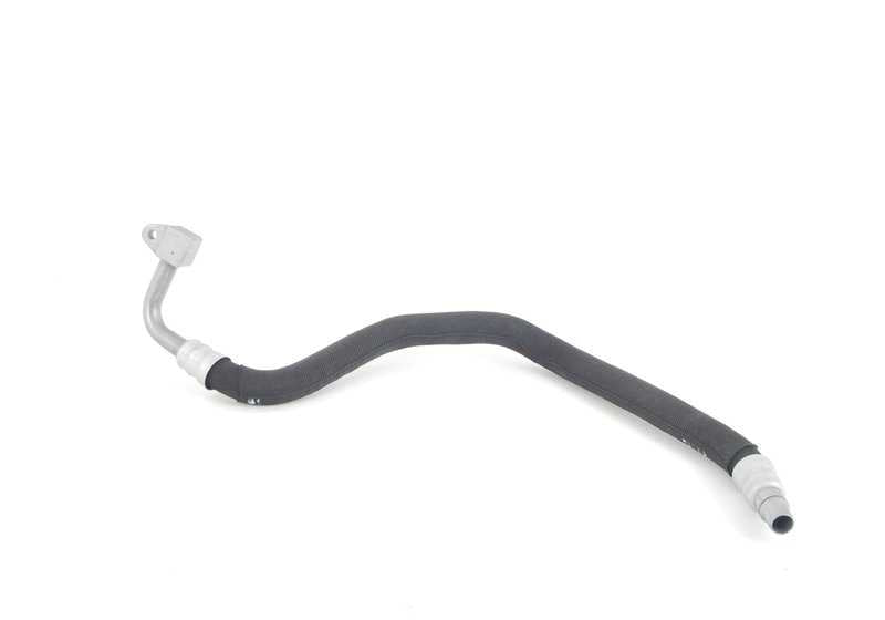Tubería de retorno del refrigerador de aceite OEM 17227578660 para BMW E70. Original BMW.