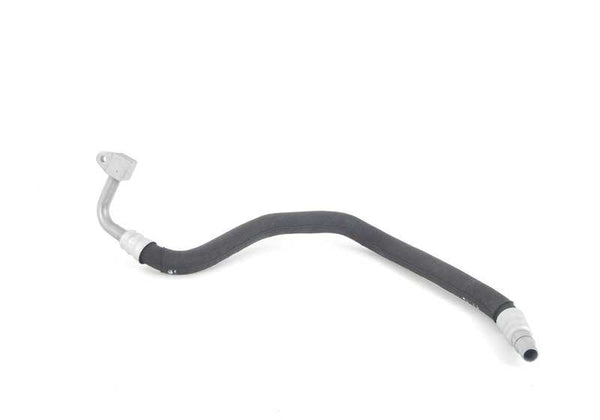 Tubería de retorno del refrigerador de aceite OEM 17227578660 para BMW E70. Original BMW.