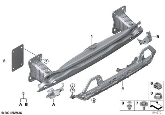 Rear Support Adapter for BMW I20 (OEM 51129491445). Original BMW