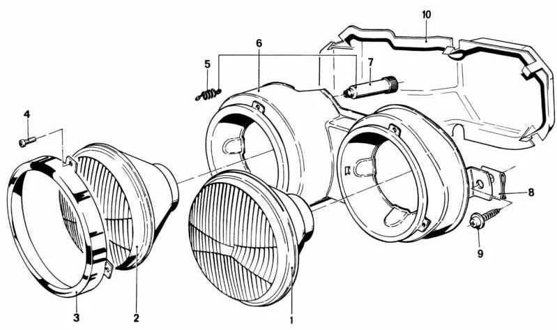 Cubierta izquierda OEM 51711835363 para BMW E21. Original BMW.