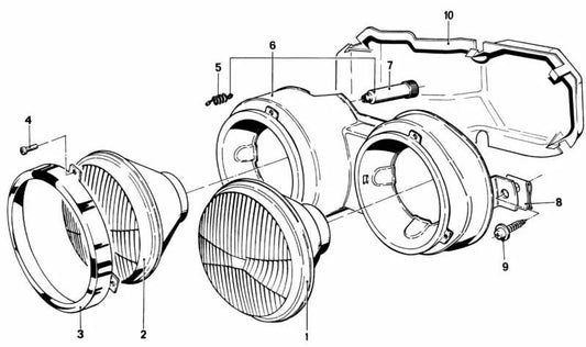 OEME LEFT COVER 51711835363 FOR BMW E21. Original BMW.
