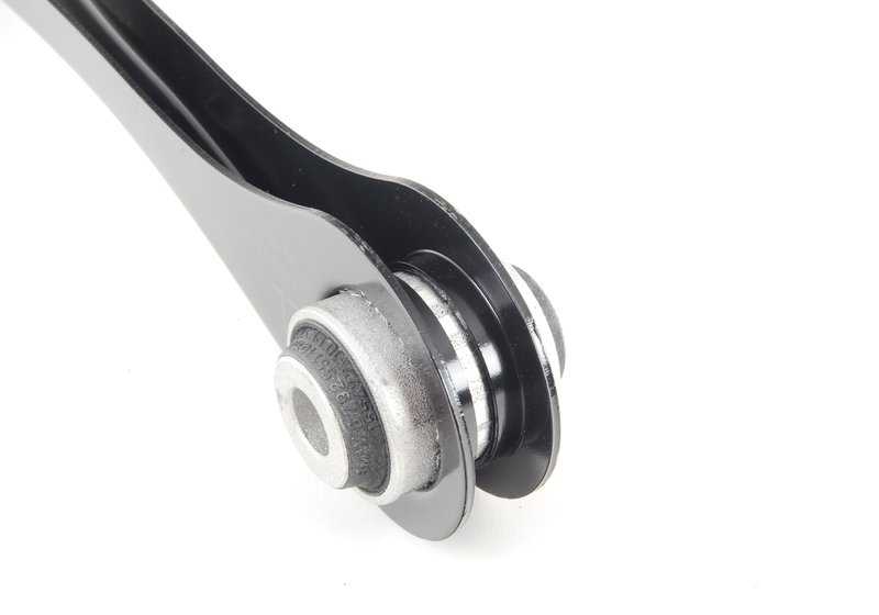 Braccio longitudinale con cuscinetto di gomma per BMW F20, F21, F22, F23, F30, F31, F34, F35, F32, F33, F36 (OEM 33326792525). BMW originale.