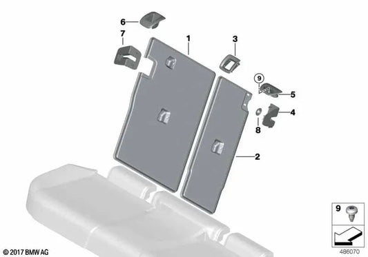 BMW X3 G01, G08, X4 G02 (OEM 52207949749) Tampa de trava. BMW original